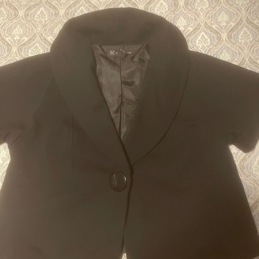 INC International Concepts Women's Black Jacket